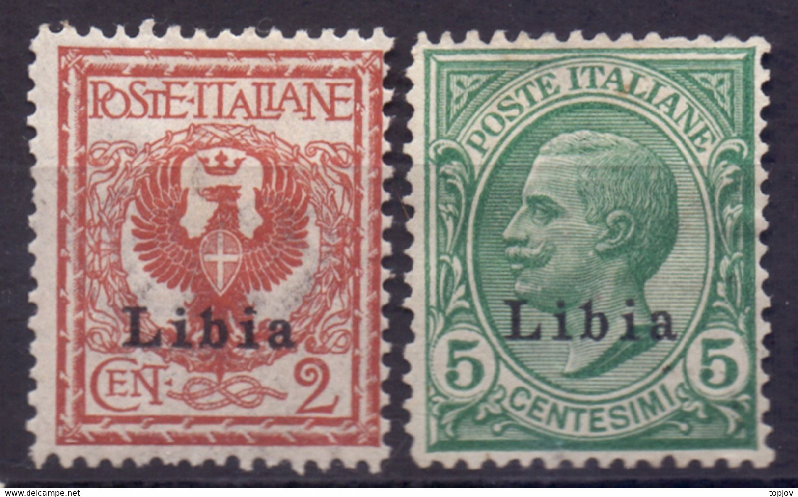 ITALIA - LIBYA - VITT. EM. III- MLH - 1912 - Libya