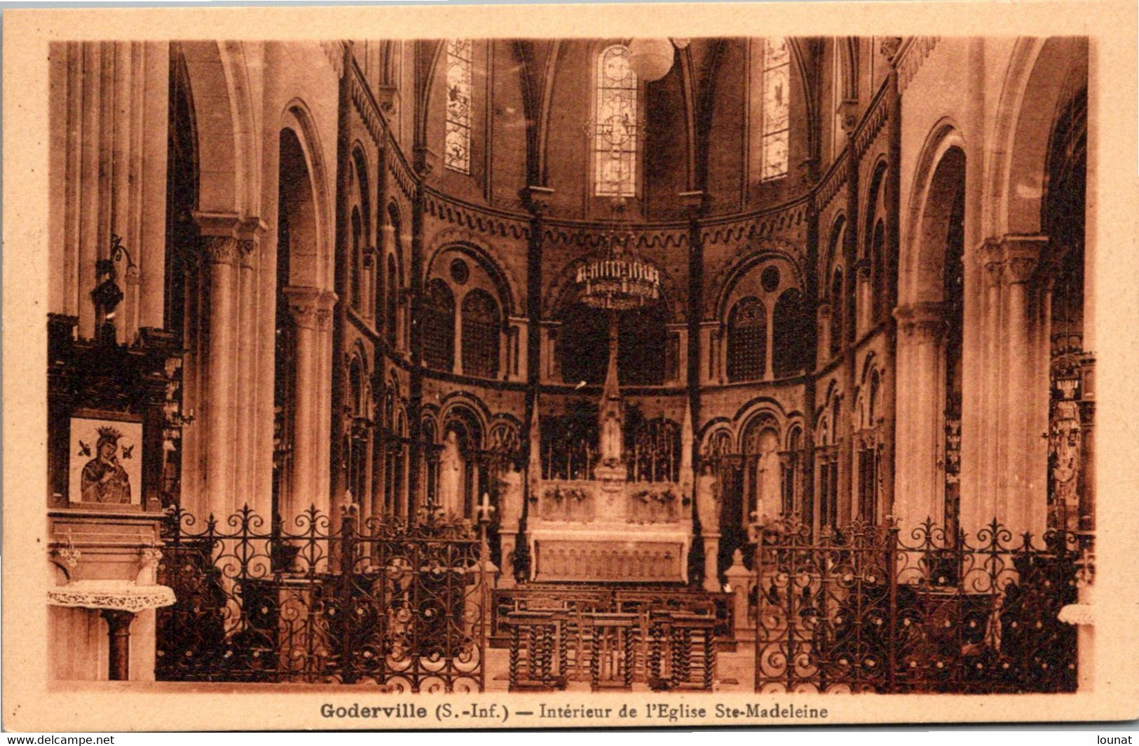 76 GODERVILLE - Intérieur De L'église Ste Madeleine - Goderville