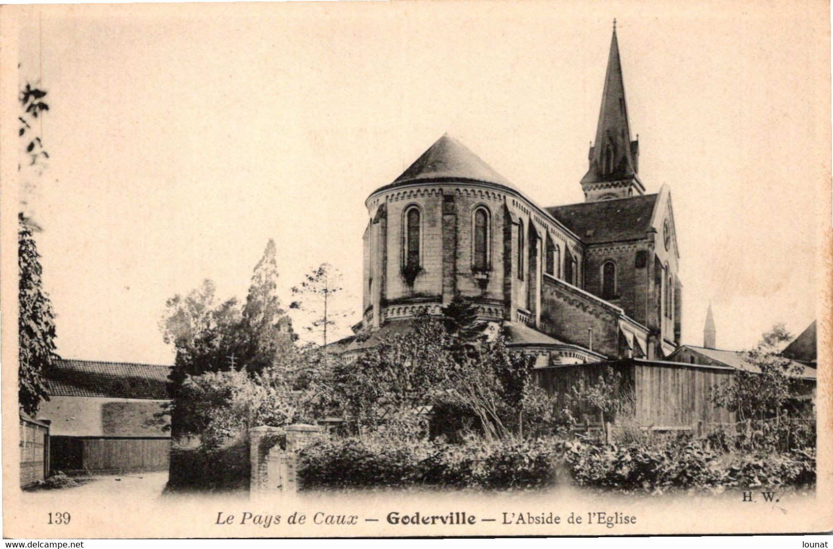 76 GODERVILLE - L'abside De L'église - Goderville