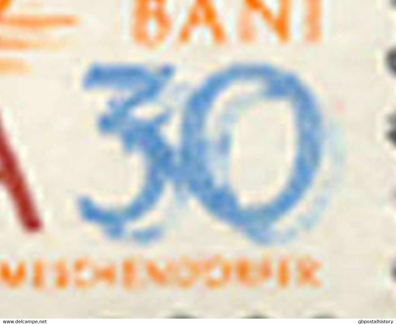 RUMÄNIEN 1962, Welt Der Kinder 30 B. Mädchen Mit Taube, Gest. Kab.-Stück, ABART: Doppeldruck Der Farbe Blau (Wertziffer - Errors, Freaks & Oddities (EFO)