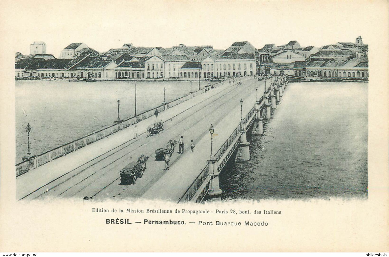 BRESIL   Pernambuco  Pont De Buarque Macedo      ( édit Mission De Propagande ) - Otros