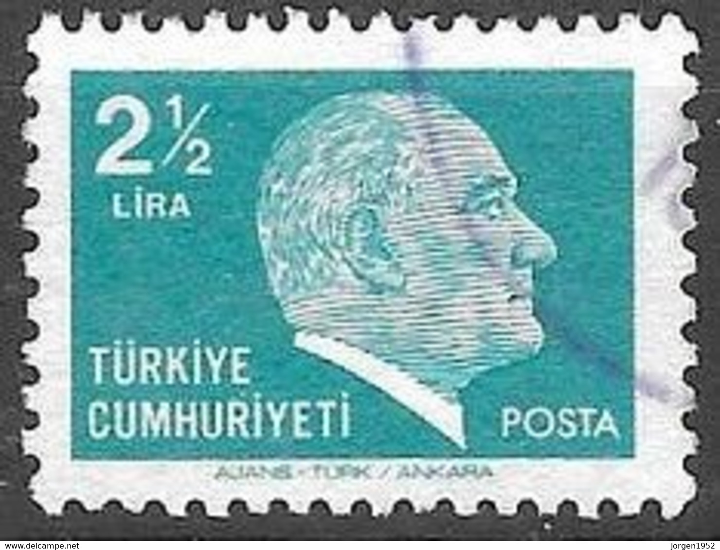 TURKEY #  FROM 1980   STAMPWORLD 2552 - Usados