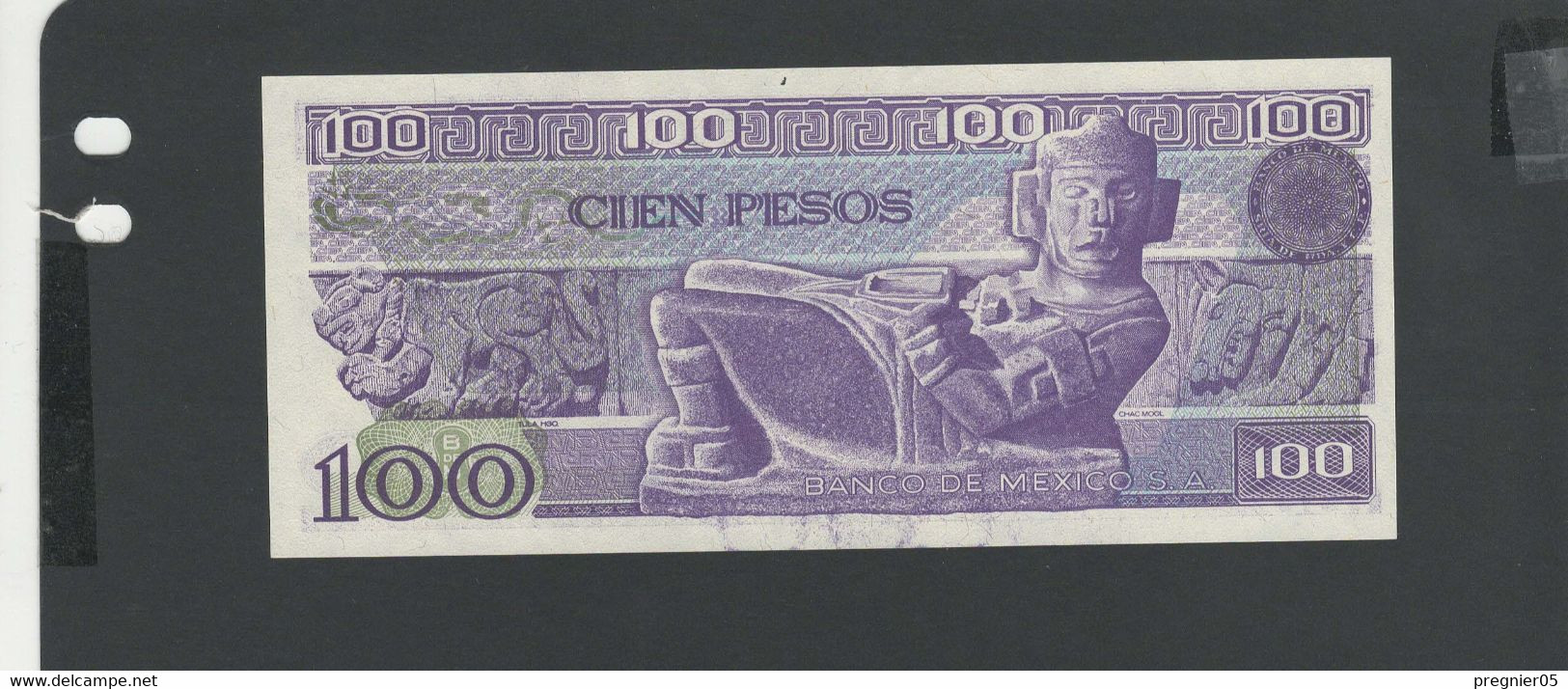 MEXIQUE - Billet 100 Pesos 1982 NEUF/UNC Gad.74c - Mexico