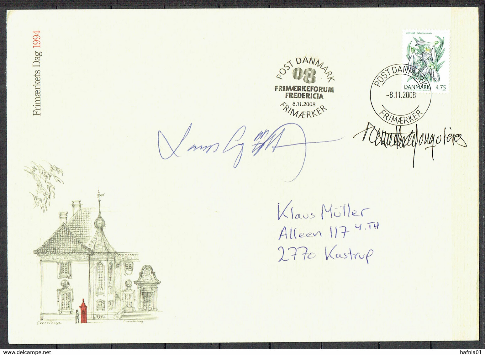 Lars Sjööblom. Denmark 2006. Spring Flowers. Michel 1423 Special Cover. Signed. - Storia Postale