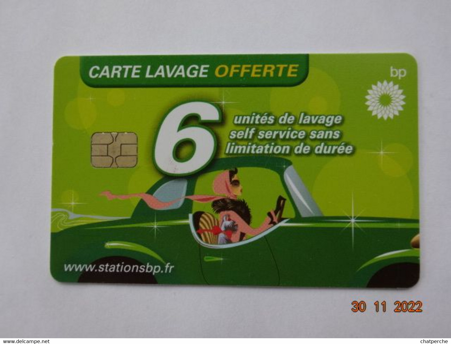 LAVAGE AUTO CARTE A PUCE CHIP CARD CARTE LAVAGE OFFERTE 6 UNITES - Car Wash