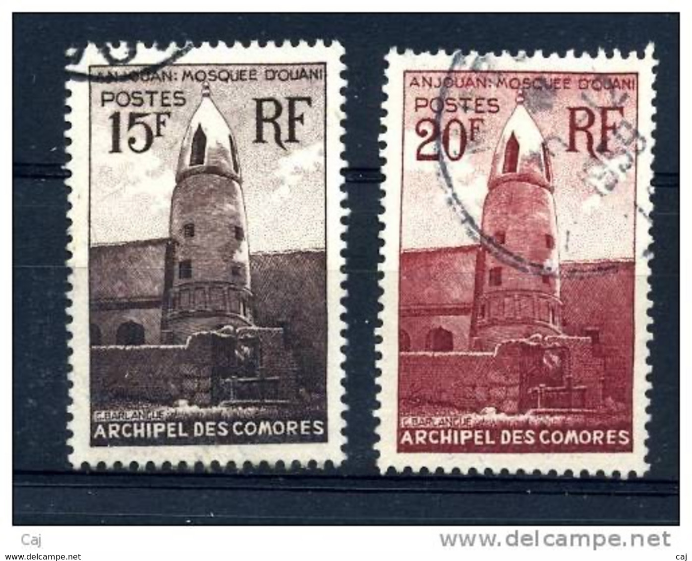Comores  :  Yv  10-11  (o)       ,  N3 - Used Stamps