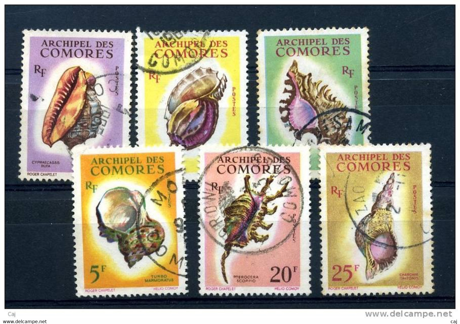 Comores  :  Yv  19-24  (o)    ,   N1 - Used Stamps