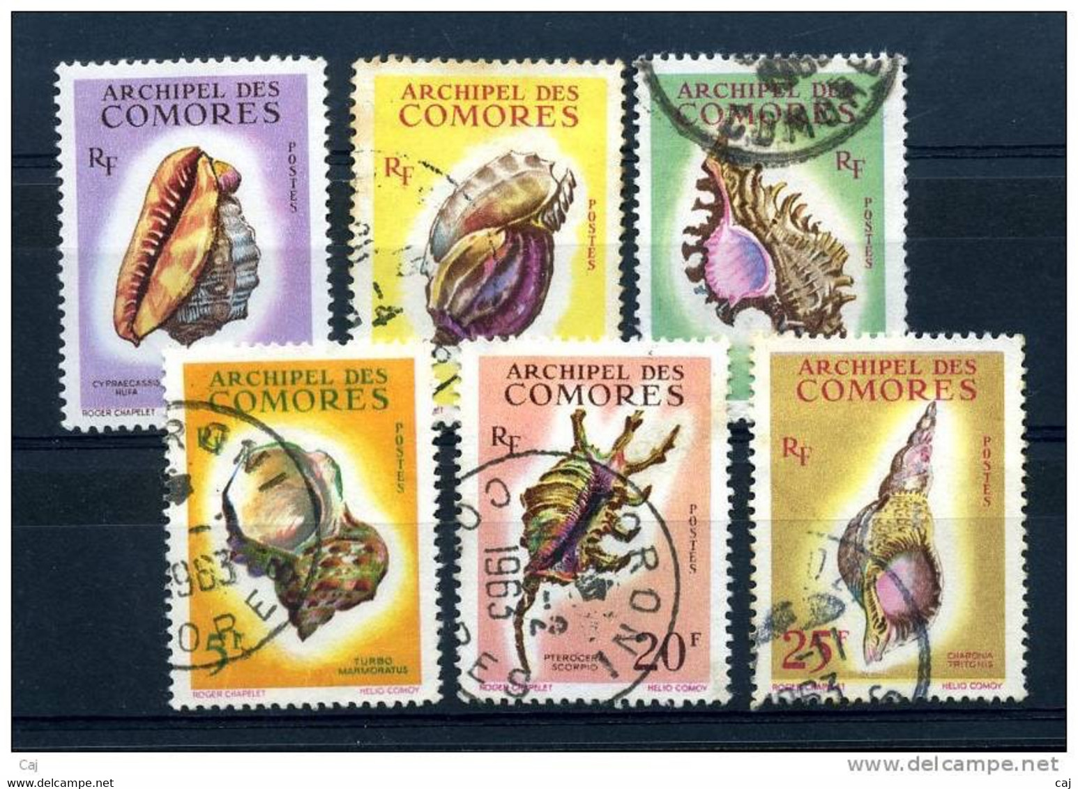 Comores  :  Yv  19-24  (o)    ,   N2 - Used Stamps