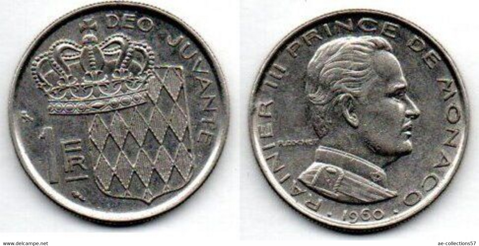 Monaco 1 Franc 1960 SUP - 1960-2001 Nouveaux Francs