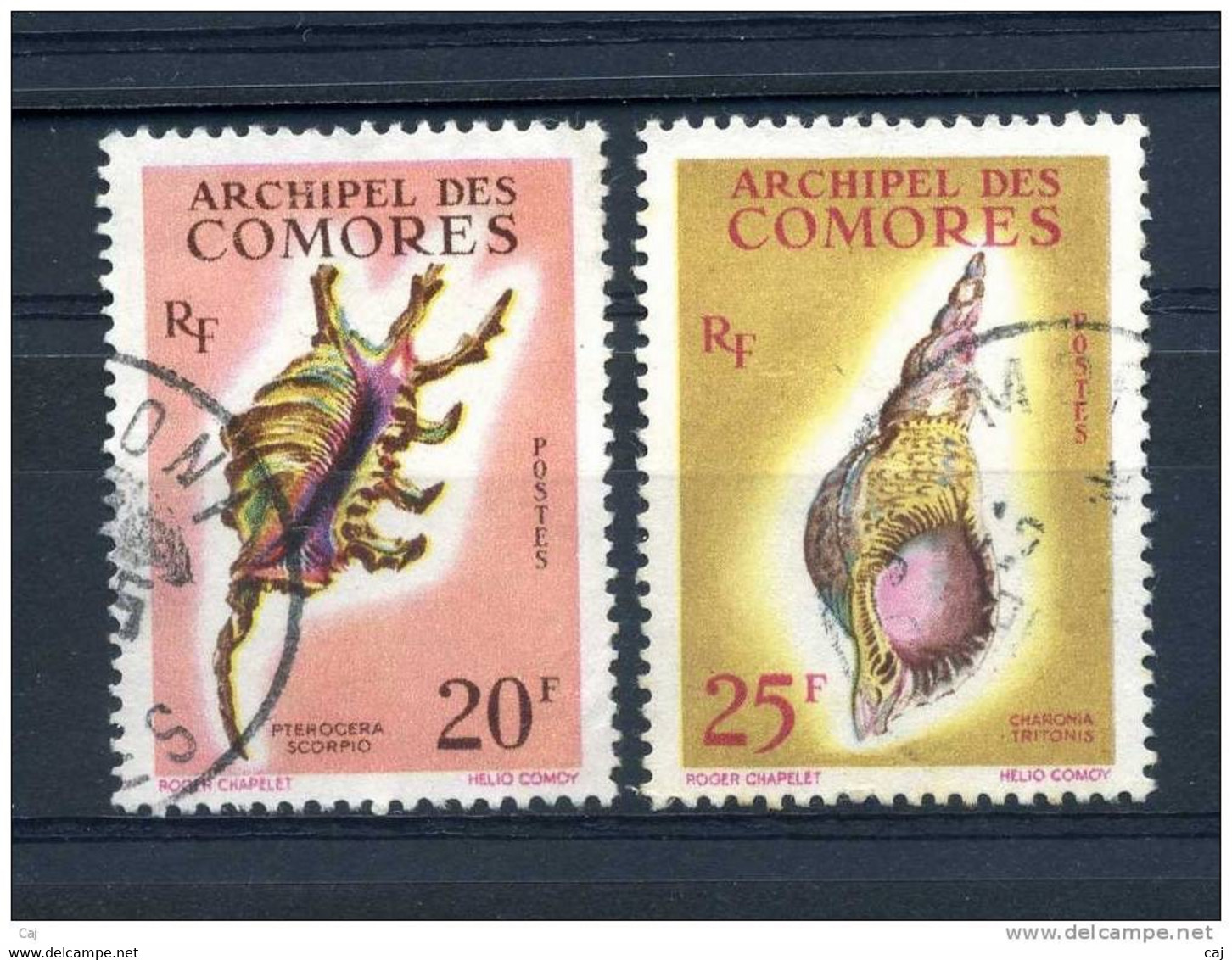 Comores  :  Yv  23-24  (o) - Used Stamps