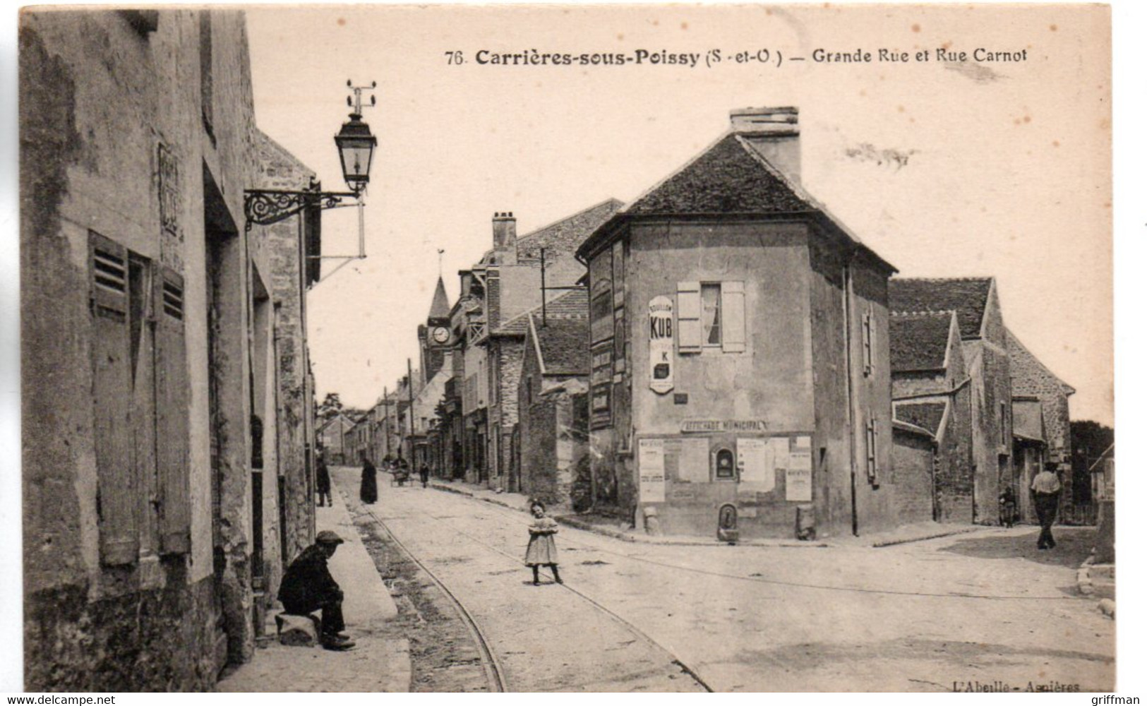 CARRIERES SOUS POISSY GRANDE RUE ET RUE CARNOT TBE - Carrieres Sous Poissy