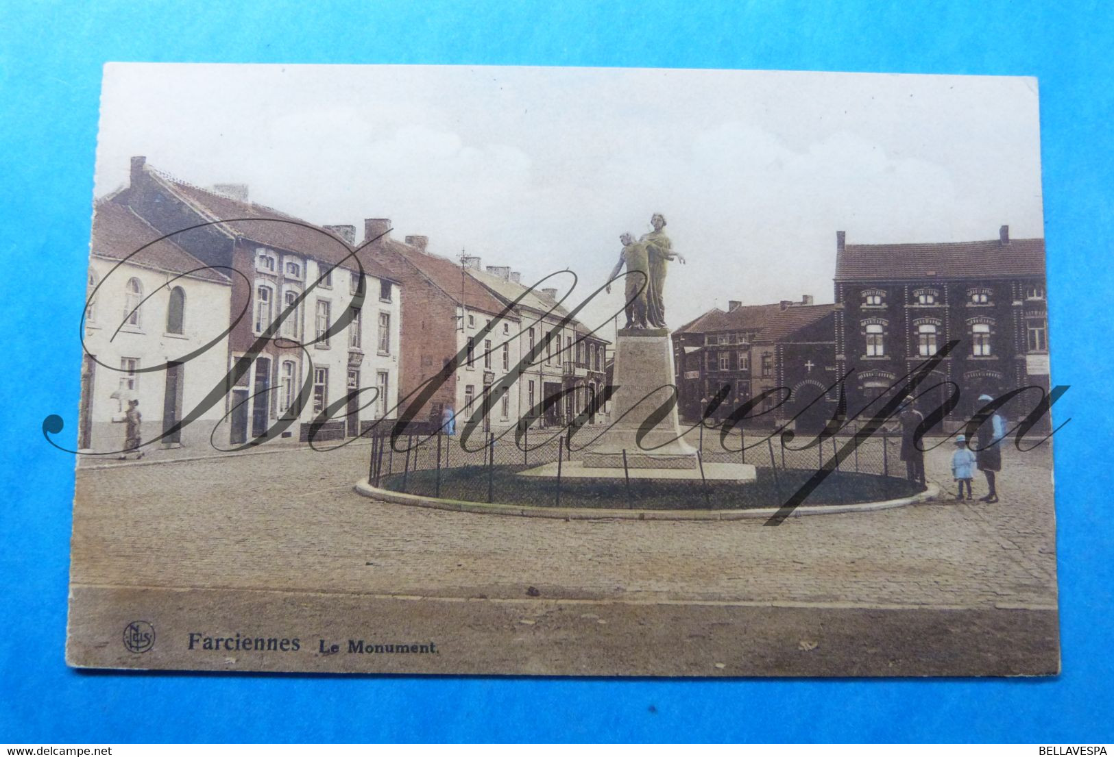 Farciennes Monument Civils Tue 1914-(18) Colore - Farciennes