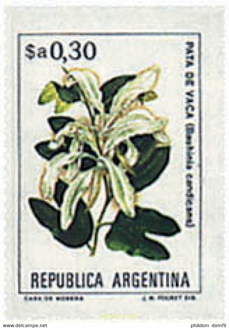 690292 MNH ARGENTINA 1983 FLORES - Gebraucht