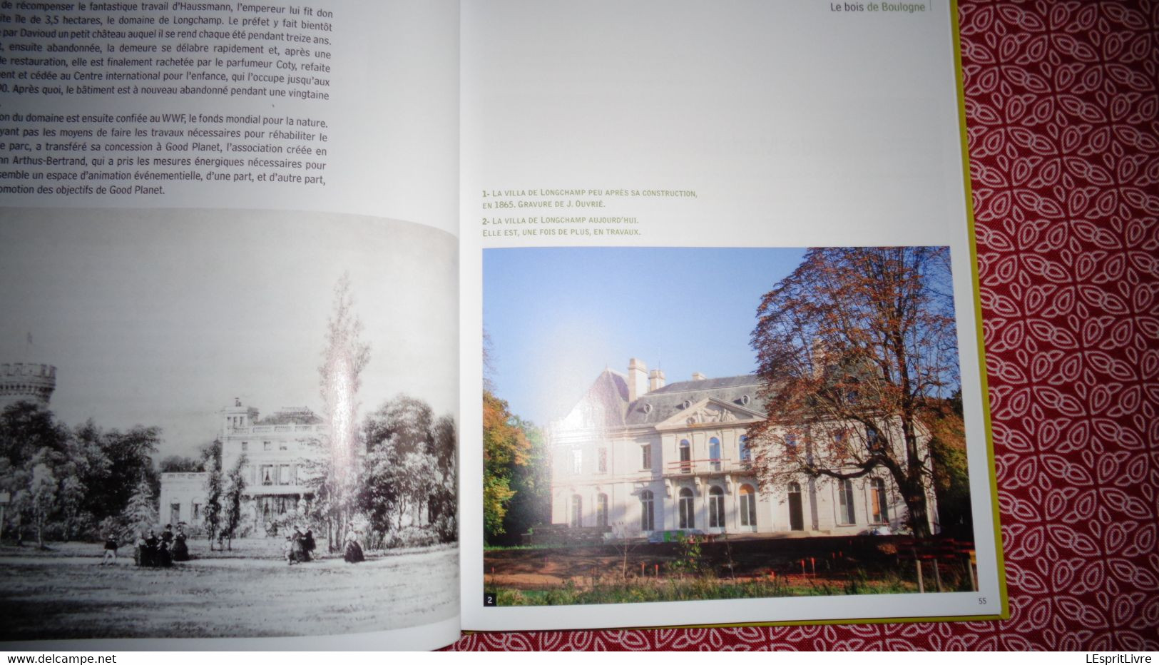 LES BOIS DE PARIS Régionalisme Monuments Vincennes Boulogne Auteuil Château Etang Parc Zoo Hippodrome Lac Architecture