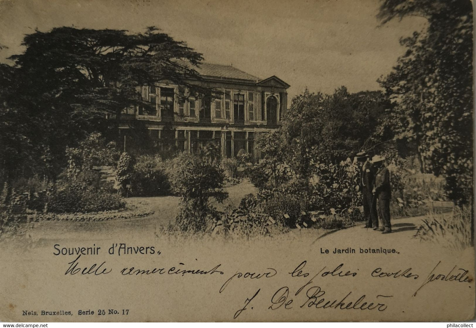 Antwerpen - Anvers  //  Souvenir De // Le Jardin Botanique 190? - Antwerpen