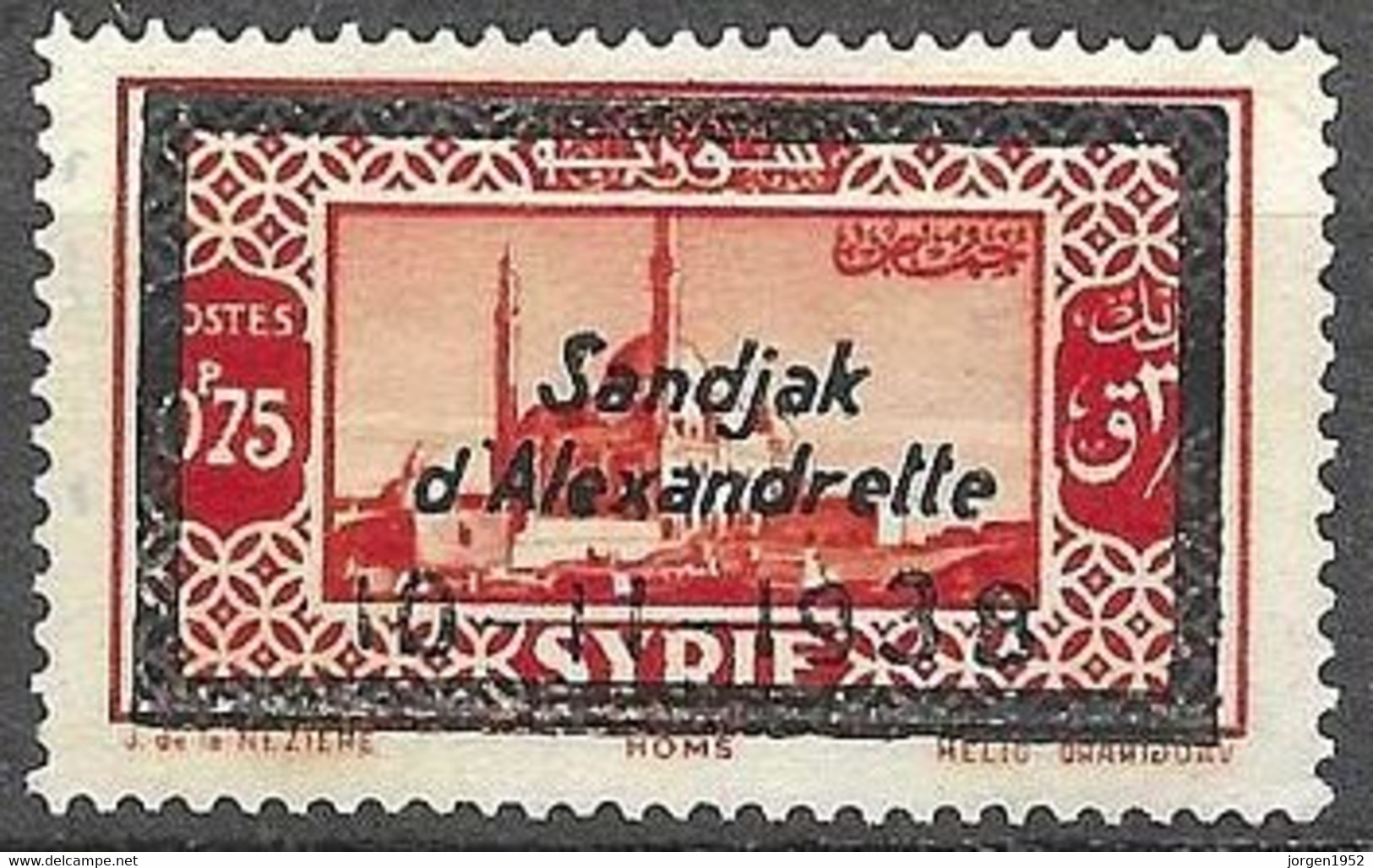 TURKEY #   FROM 1938 STAMPWORLD 21(*) - 1934-39 Sandjak Alexandrette & Hatay