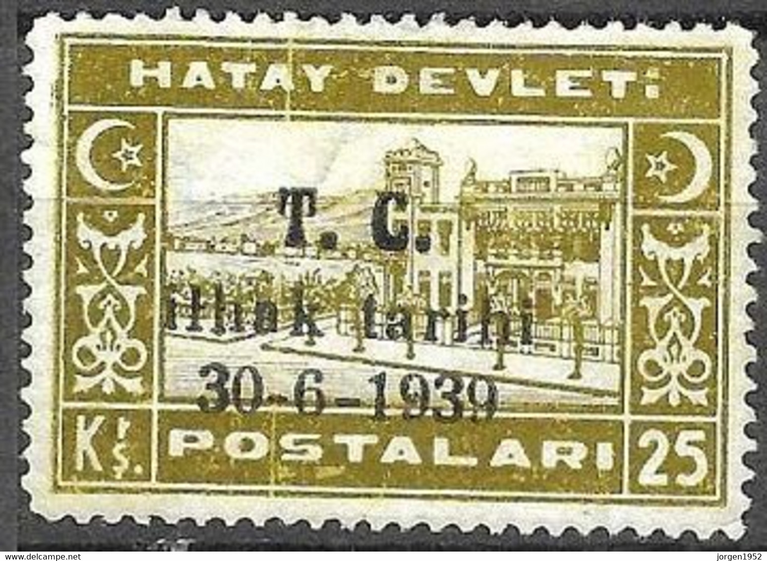 TURKEY #   FROM 1939 STAMPWORLD 38(*) - 1934-39 Sandjak Alexandrette & Hatay