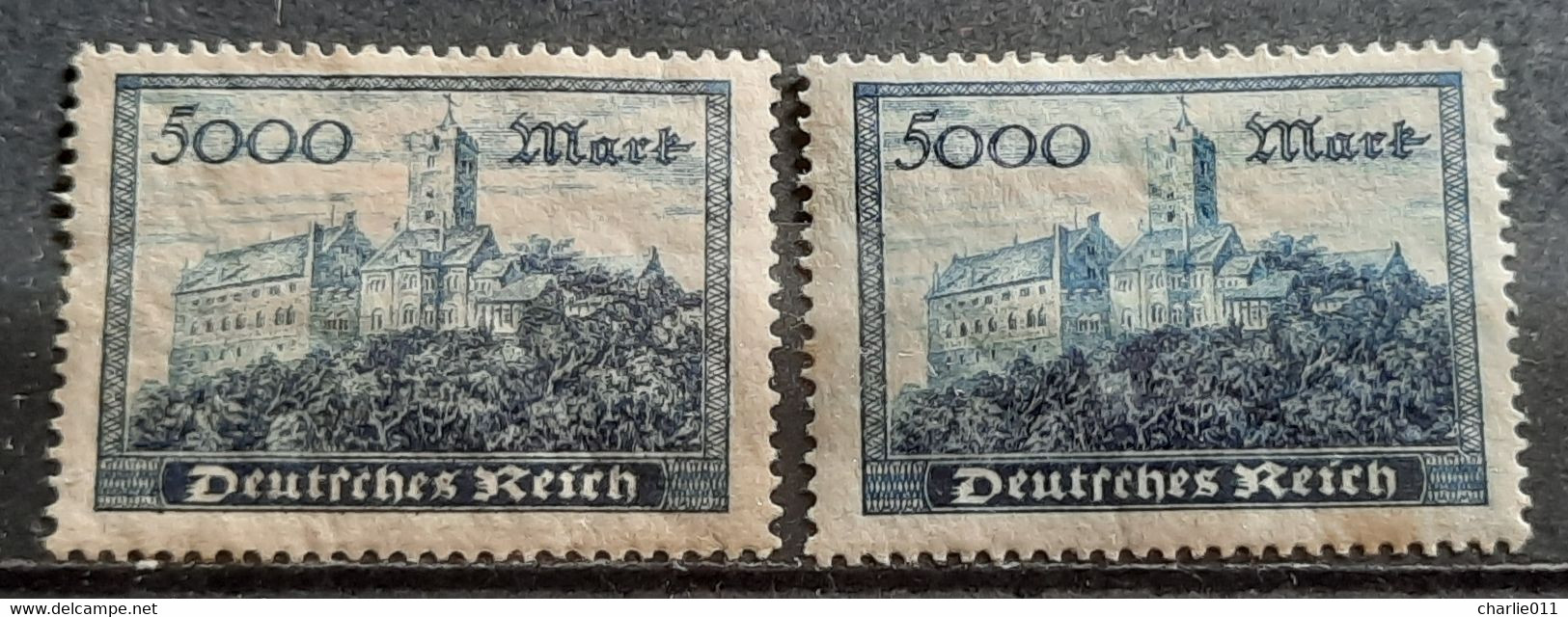 WARTBURG CASTLE-5000 M-VARIATION-DEUTSCHES REICH-GERMANY-1923 - Ungebraucht