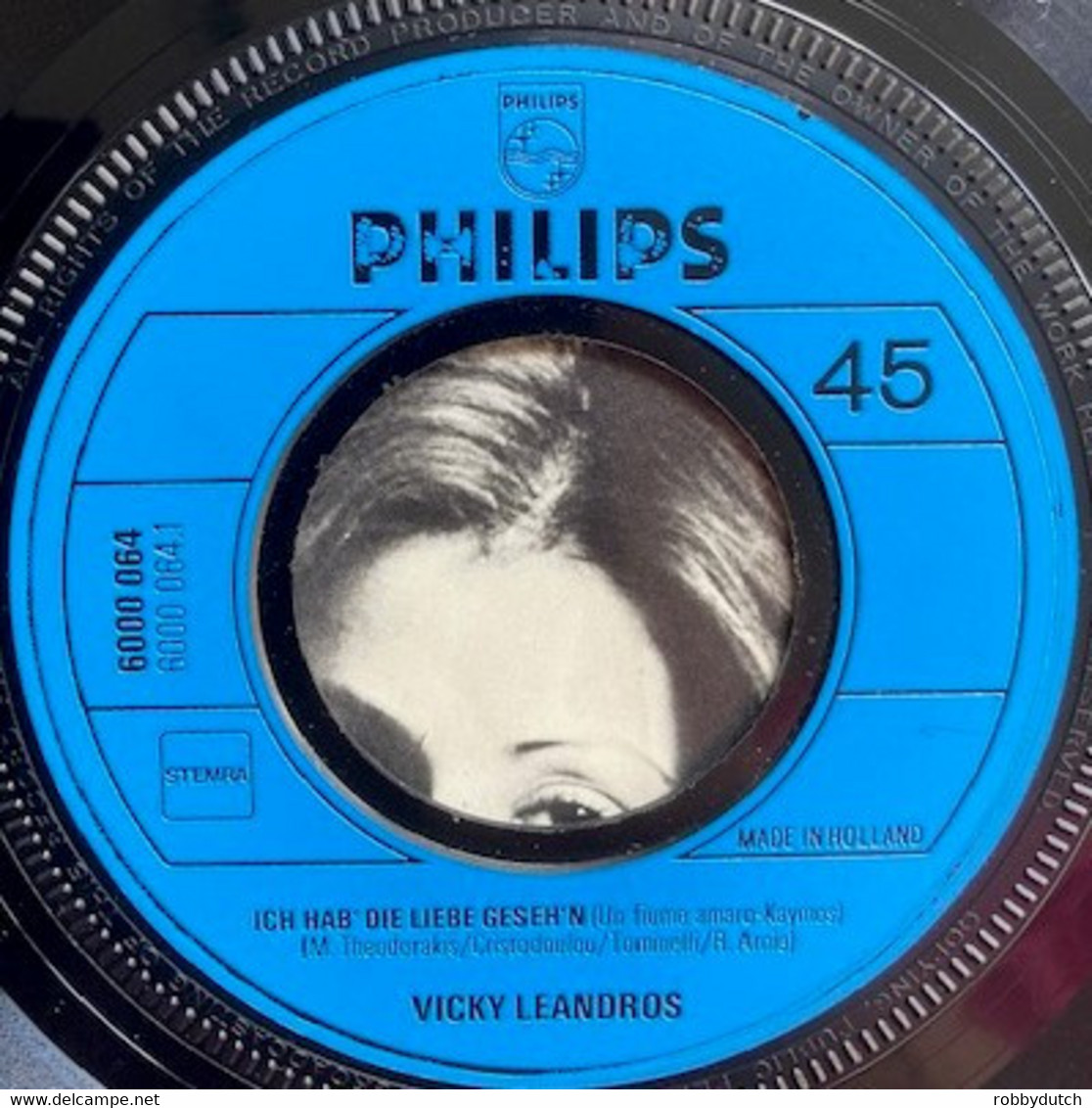 * 7" *  VICKY LEANDROS - ICH HAB'  DIE LIEBE GESEHEN (Holland 1972) - Autres - Musique Allemande