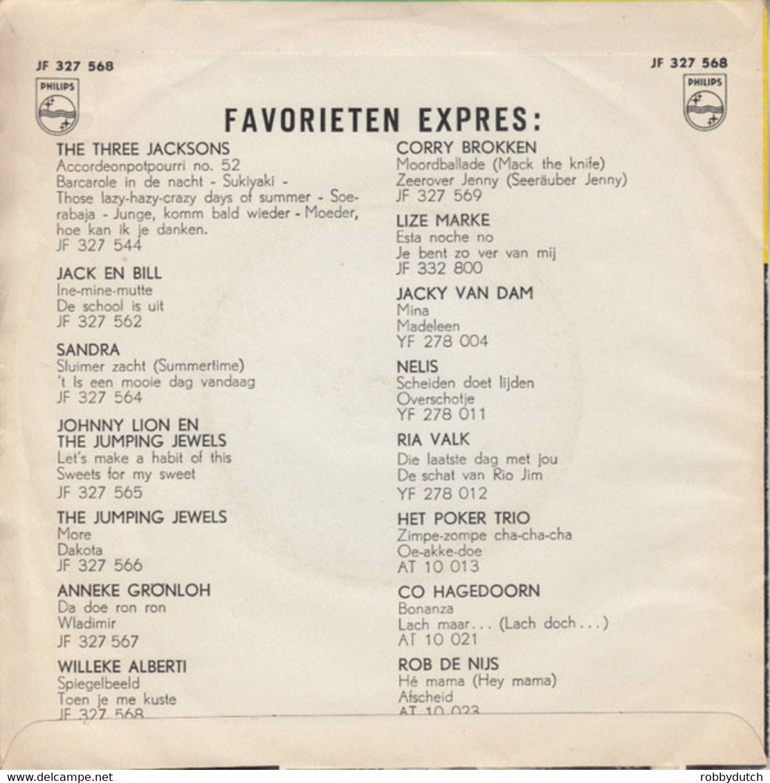 * 7" *  WILLEKE ALBERTI - SPIEGELBEELD (Favorieten Expres Holland 1963 EX) - Other - Dutch Music