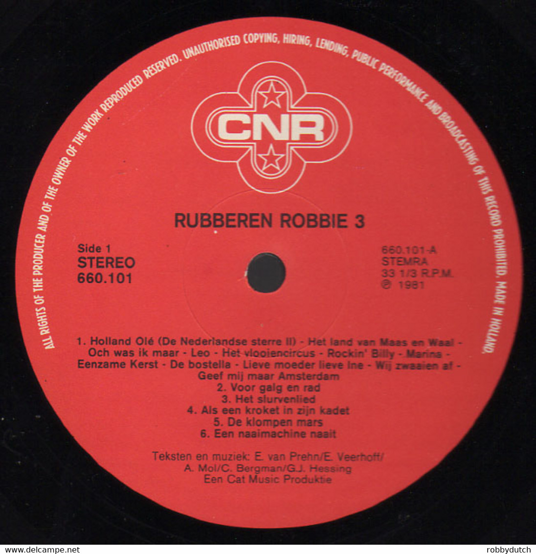 * 4 x LP + DVD *  RUBBEREN ROBBIE 1 t/m 4 + DVD