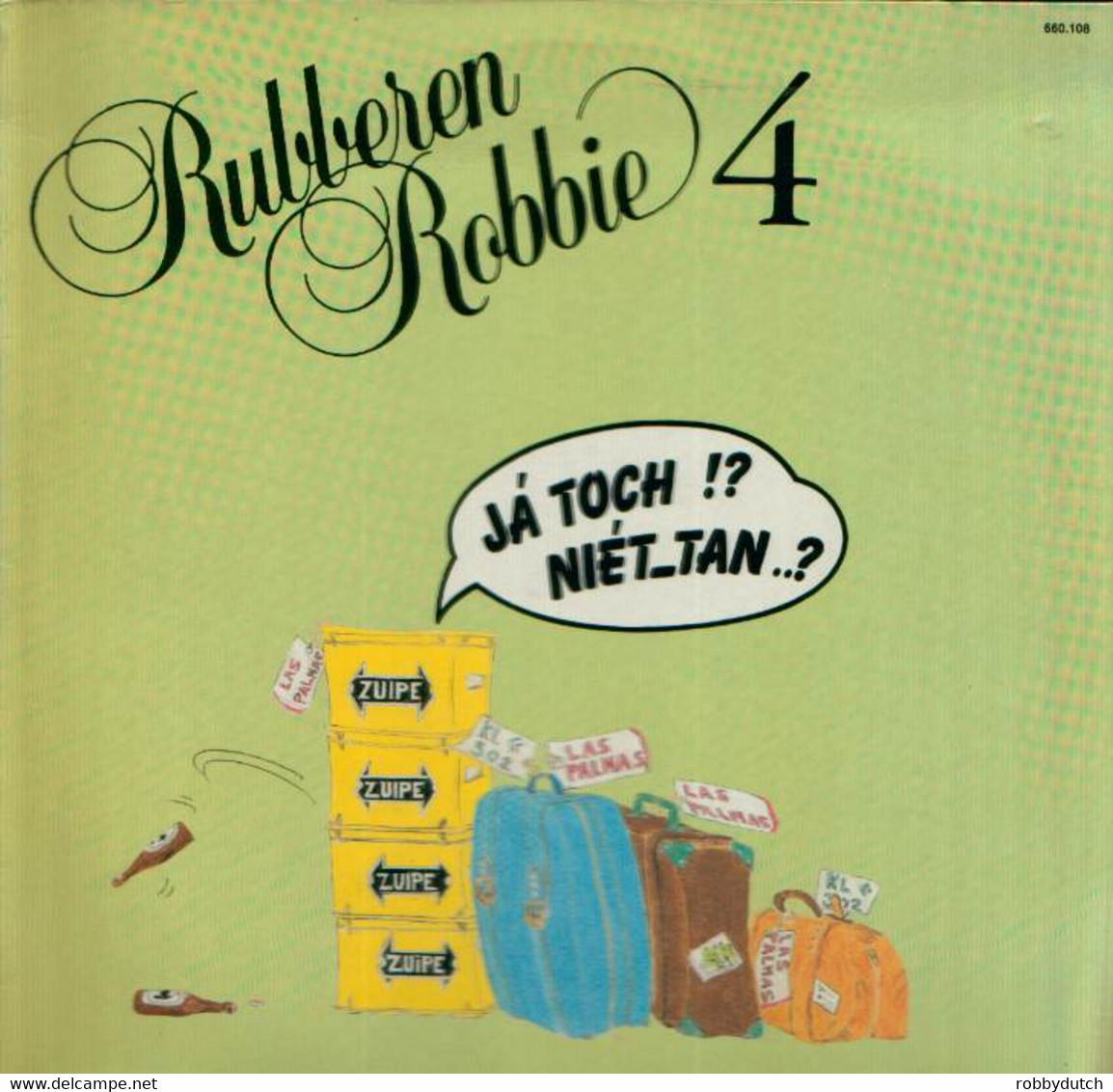 * 4 x LP + DVD *  RUBBEREN ROBBIE 1 t/m 4 + DVD