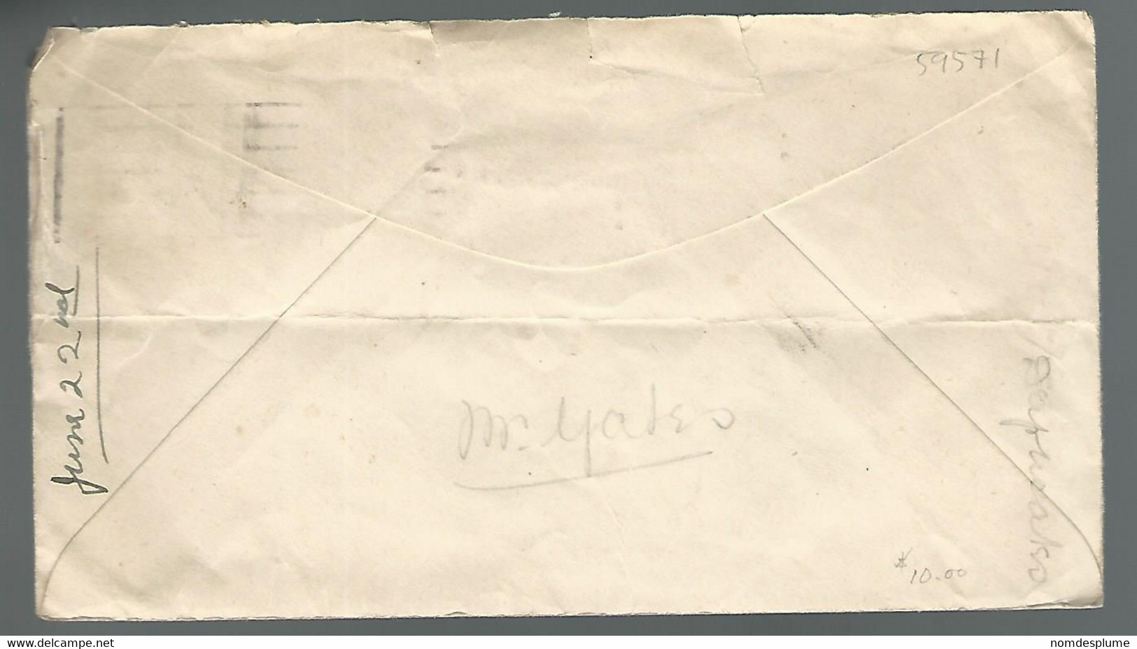 59571) Canada Postal Stationery Postmark Cancel Calgary 1925 - 1903-1954 Kings