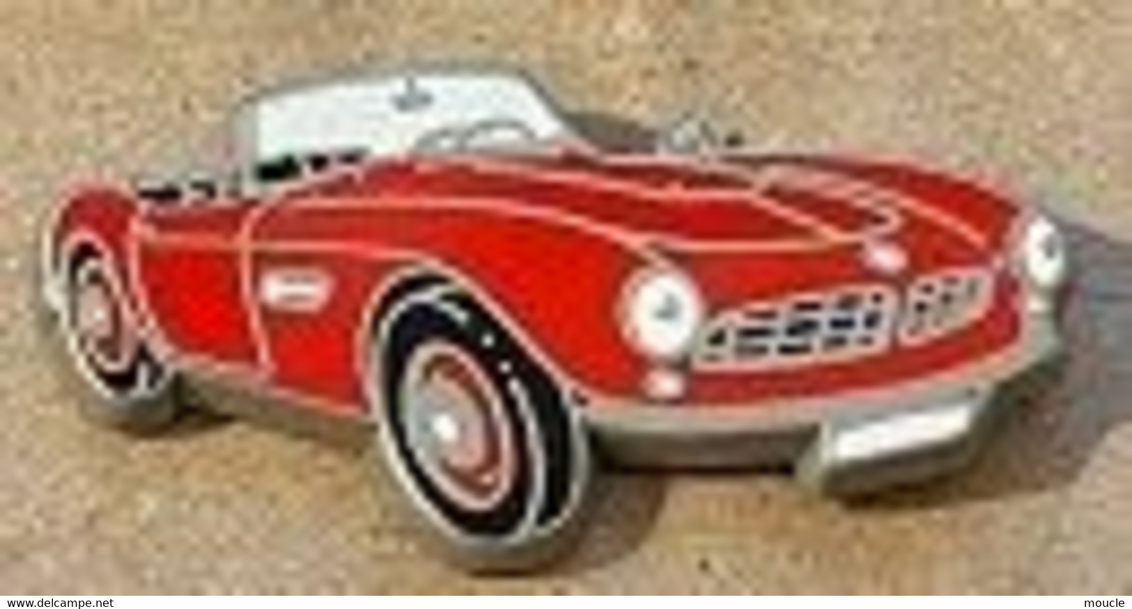 VOITURE - RED CAR - AUTOMOBILE - AUTO - BMW 507 ROUGE CABRIOLET - CABRIO - EGF -     (31) - BMW