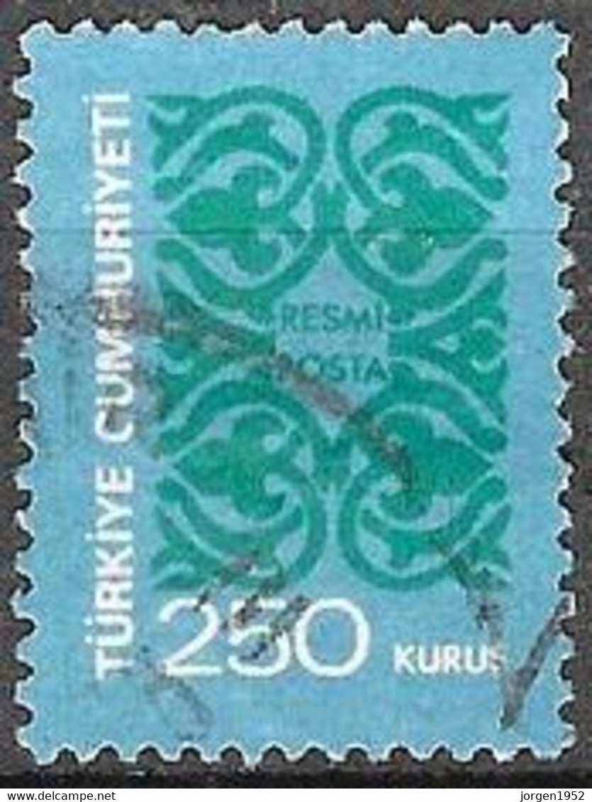 TURKEY #   FROM 1977 MICHEL D 146 - Official Stamps