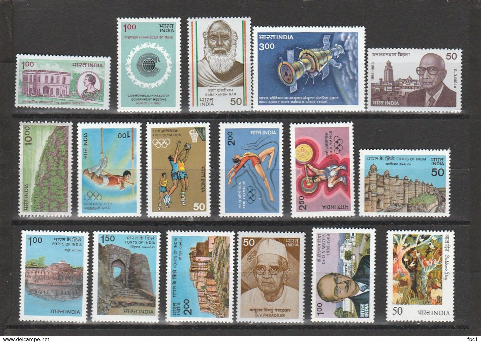 INDE - Collection De 85 Timbres Neufs ** (MNH) - Colecciones & Series