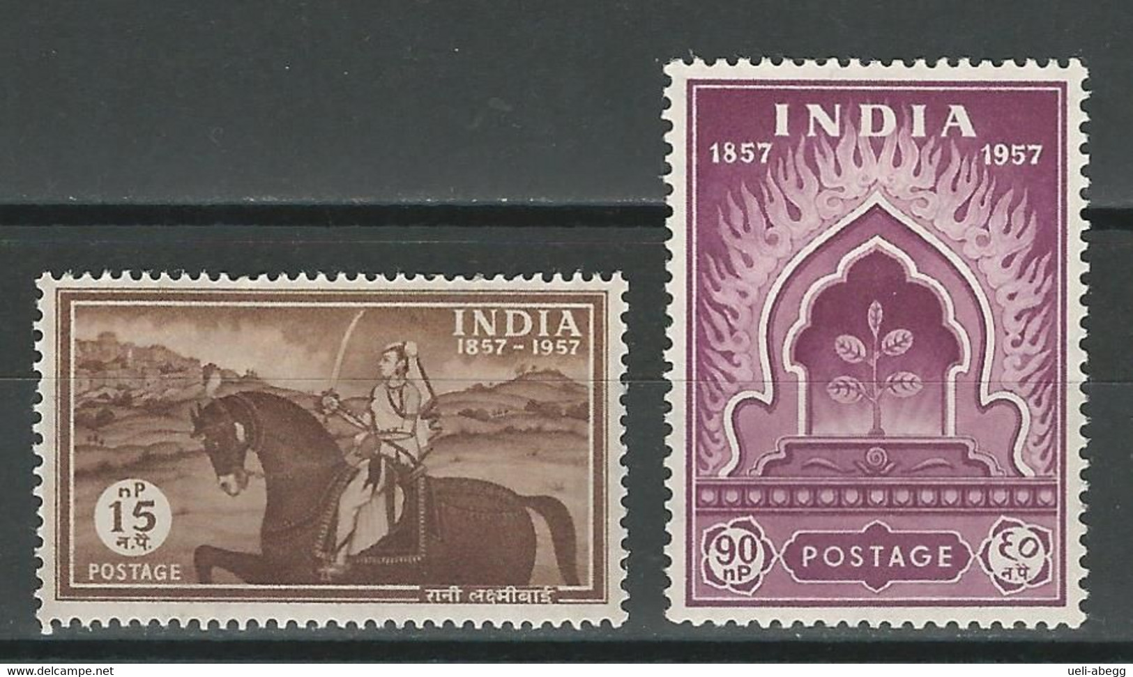 Indien Mi 273-74, SG 386-87 * Mh - Nuovi