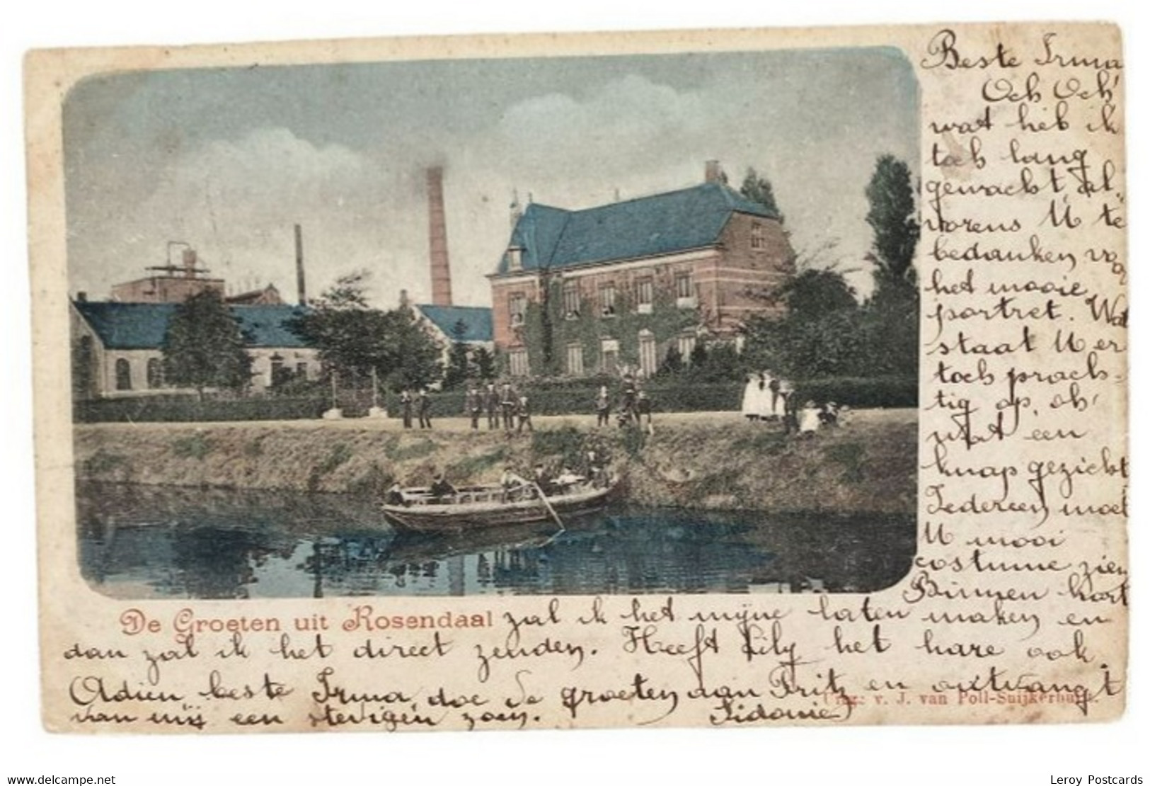 #1760 - De Groeten Uit Rosendaal 1902 (NB) - Roosendaal