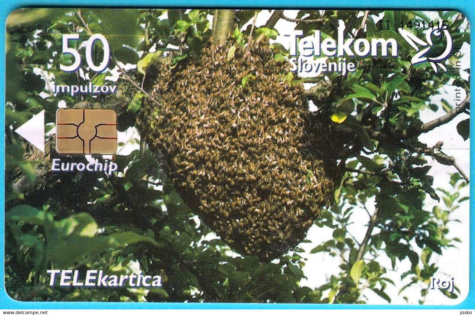 BEES ... Slovenian Old Rare Card * Honeybee Abeille Bee Biene Abeja Ape Bienen Api Abejas Abelhas Abeilles Honeybees - Abeilles