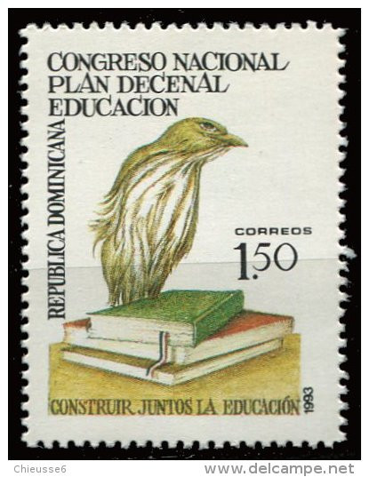 Rep. Dominicaine ** N° 1119 - Congrès Pour L'éducation. Oiseau - Dominicaanse Republiek