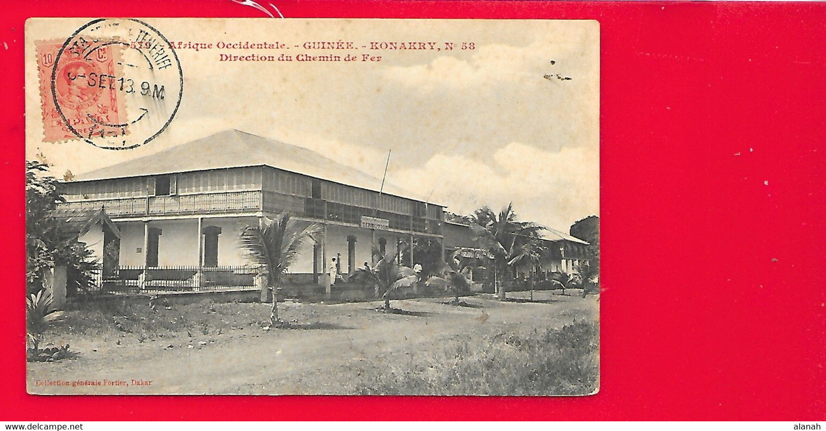 CONAKRY Direction Du Chemin De Fer Guinée - Guinée Française