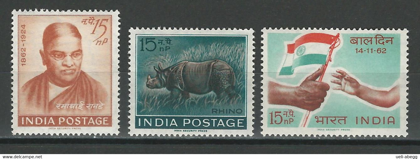 Indien Mi 345-48, SG 459-61 ** Mnh - Ongebruikt