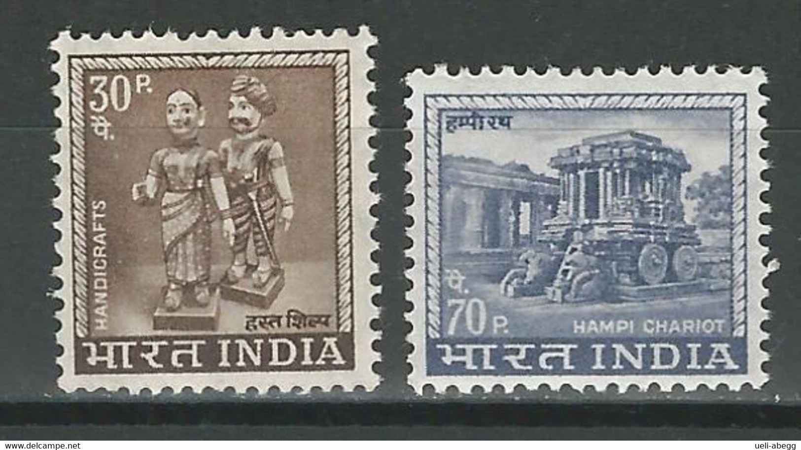 Indien Mi 394, 396, SG 512, 516 ** Mnh - Nuovi