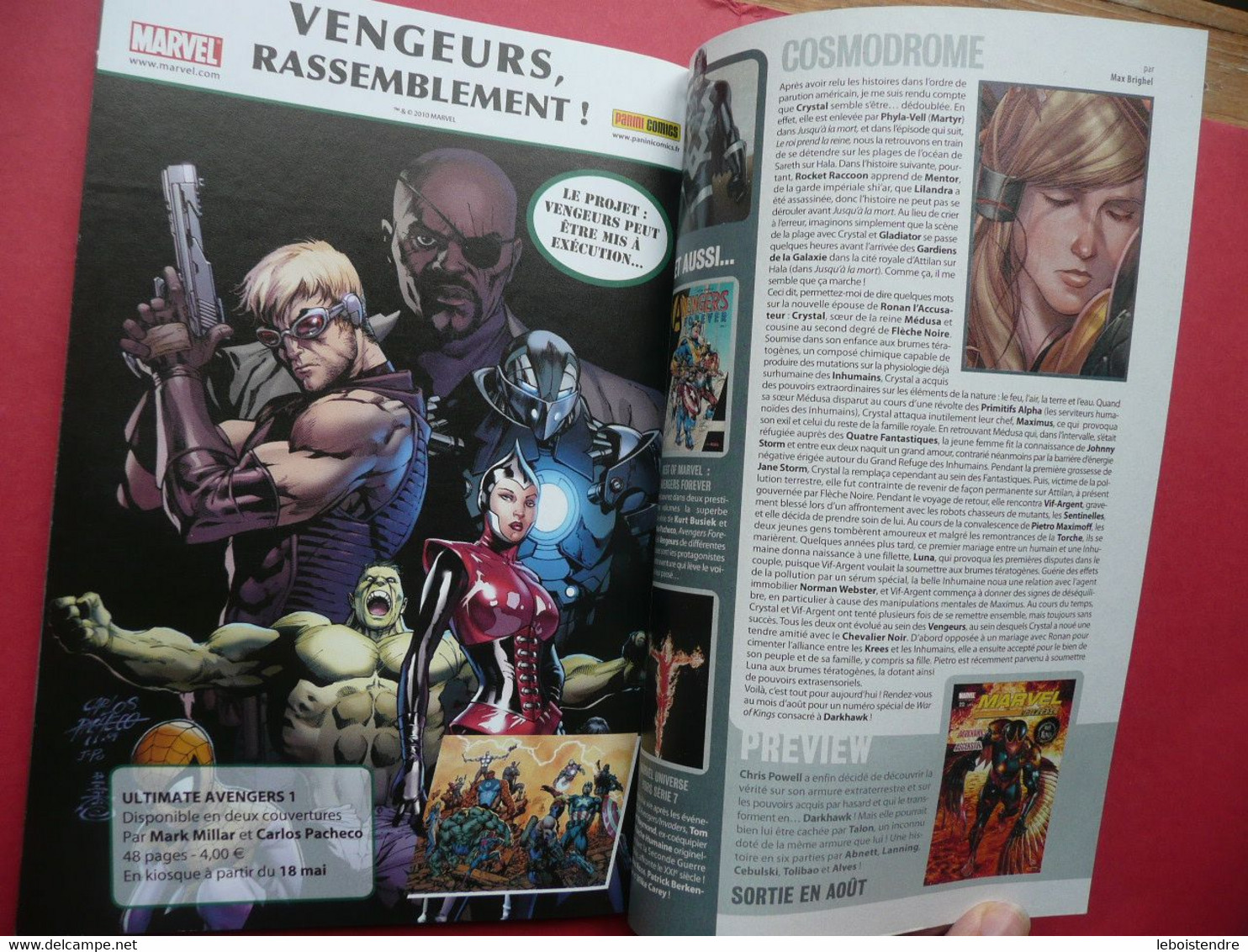 MARVEL UNIVERSE N° 21 JUIN 2010 WAR OF KINGS ( 4 / 7 )  MARVEL PANINI COMICS - Marvel France