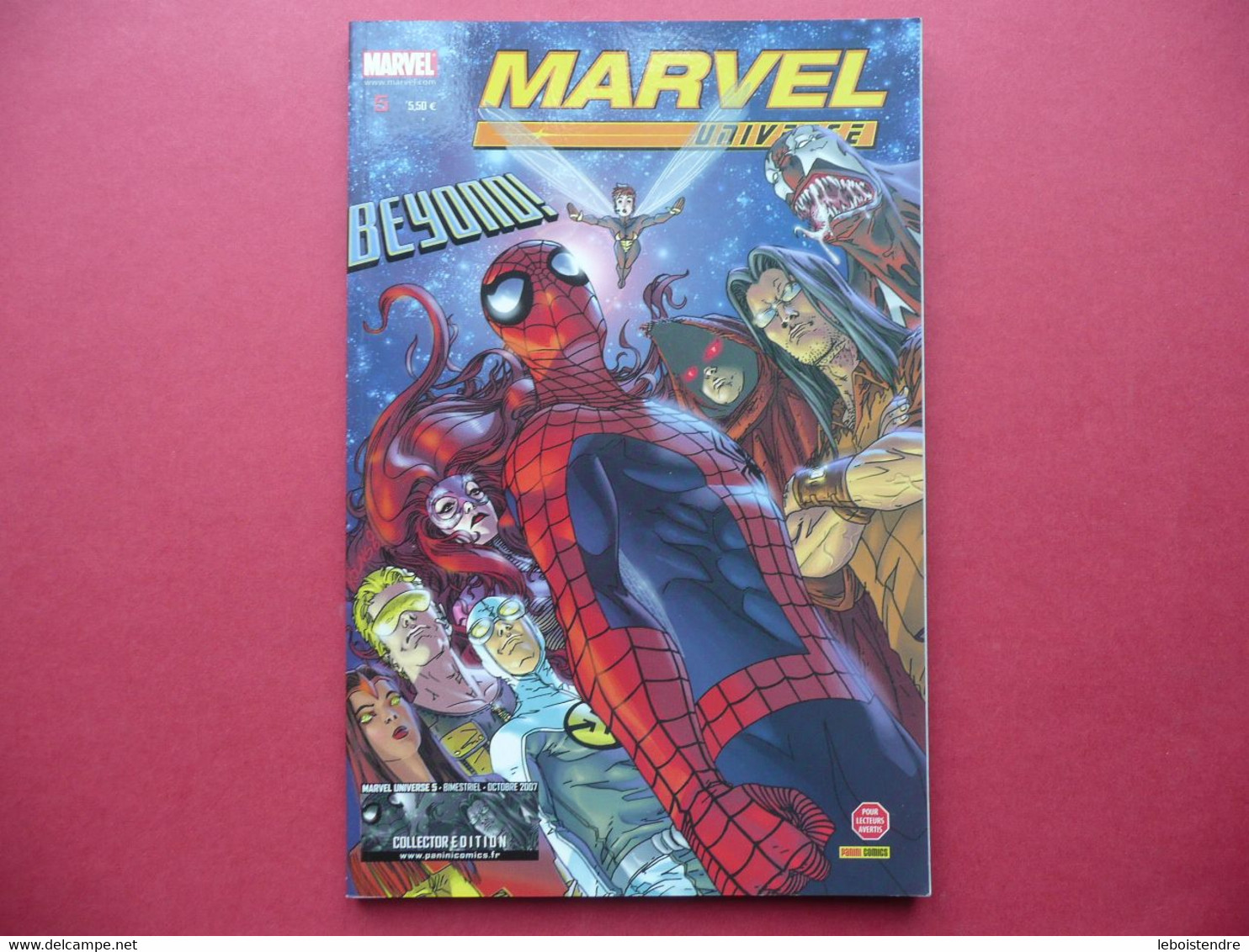 MARVEL UNIVERSE N° 5 OCTOBRE 2007 BEYOND !  COLLECTOR EDITION MARVEL PANINI COMICS - Marvel France