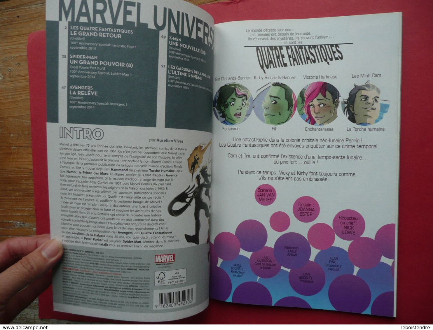 MARVEL UNIVERSE N° 11 JUIN 2015 ( V 3 ) 100 e ANNIVERSAIRE   MARVEL PANINI COMICS