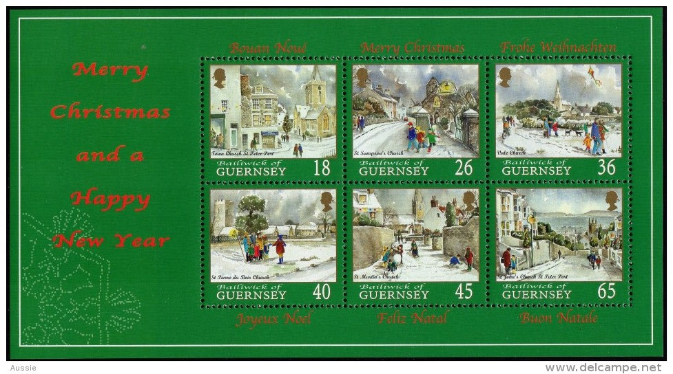 Guernsey Guernesey 2000 Yvertn° Bloc 43 *** MNH Cote 12 € Noël Kerstmis Christmas - Guernsey