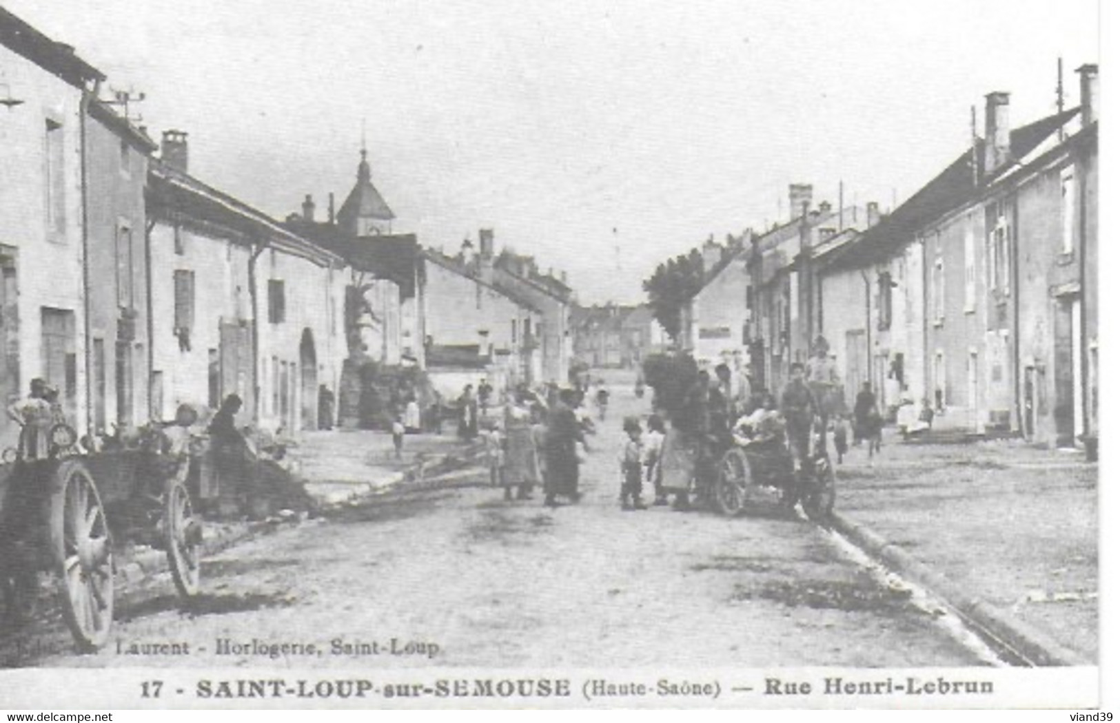 Saint Loup Sur Semouse -  Rue Henri Lebrun  - Carte Reproduite - Saint-Loup-sur-Semouse