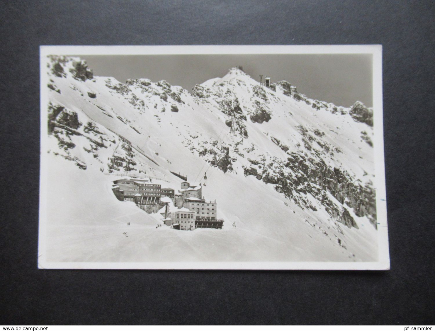 AD DR 1941 Bayerische Zugspitzbahn Mit Sonderstempel Schneefernerhaus Und Stempel Der Station - Zugspitze