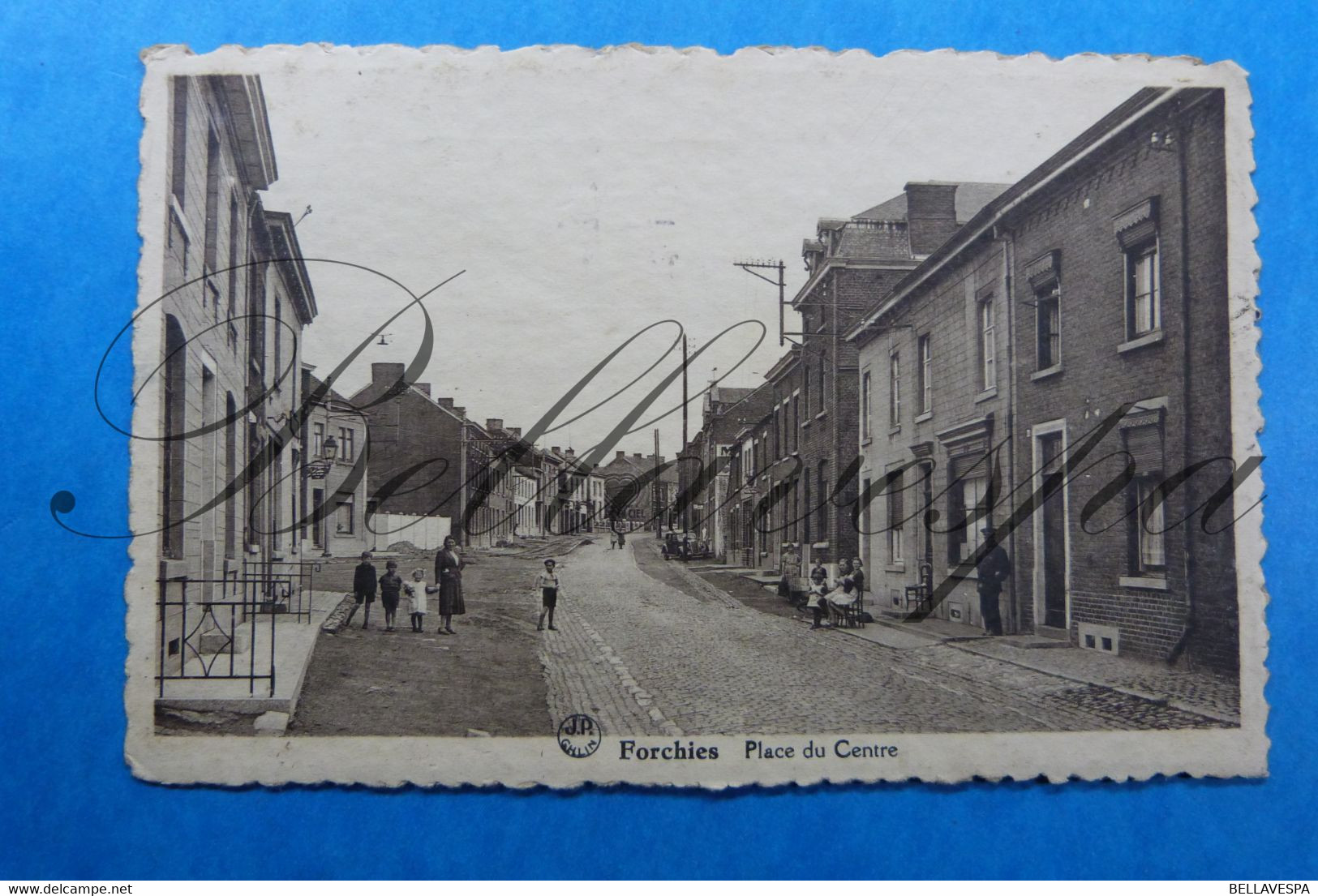 Forchies. Place Du Centre  1942 - Fontaine-l'Evêque