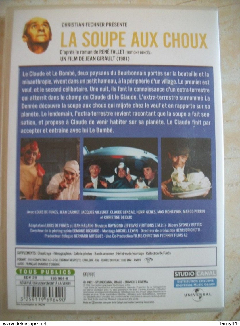 DVD Louis De Funès La Soupe Aux Choux - Classic