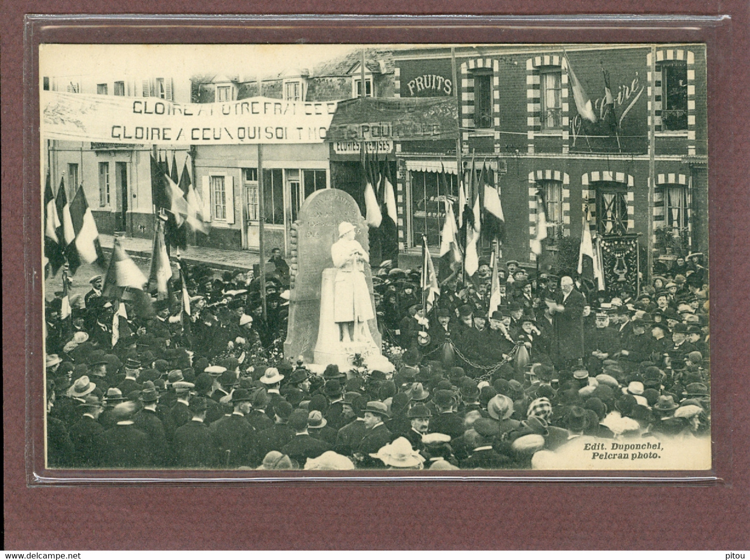 LONDINIERES (76) - INAUGURATION DU MONUMENT AUX MORTS LE 19/11/1922 - Londinières