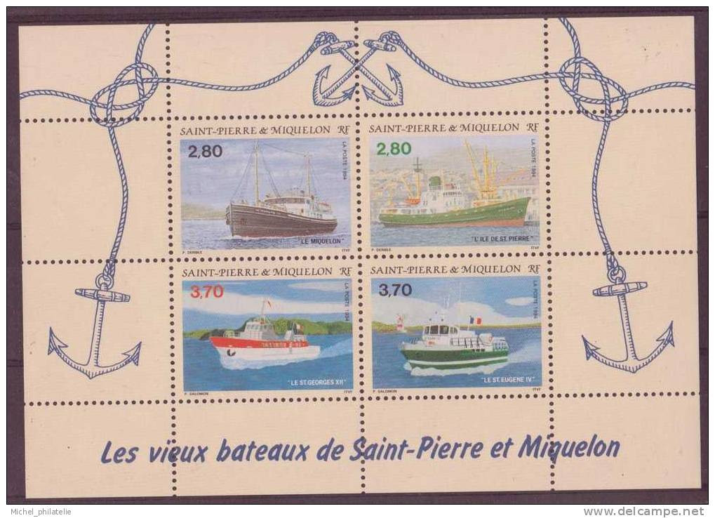 Saint Pierre Et Miquelon - Bloc - YT N° 4 ** - NEUF SANS CHARNIERE - Autres & Non Classés