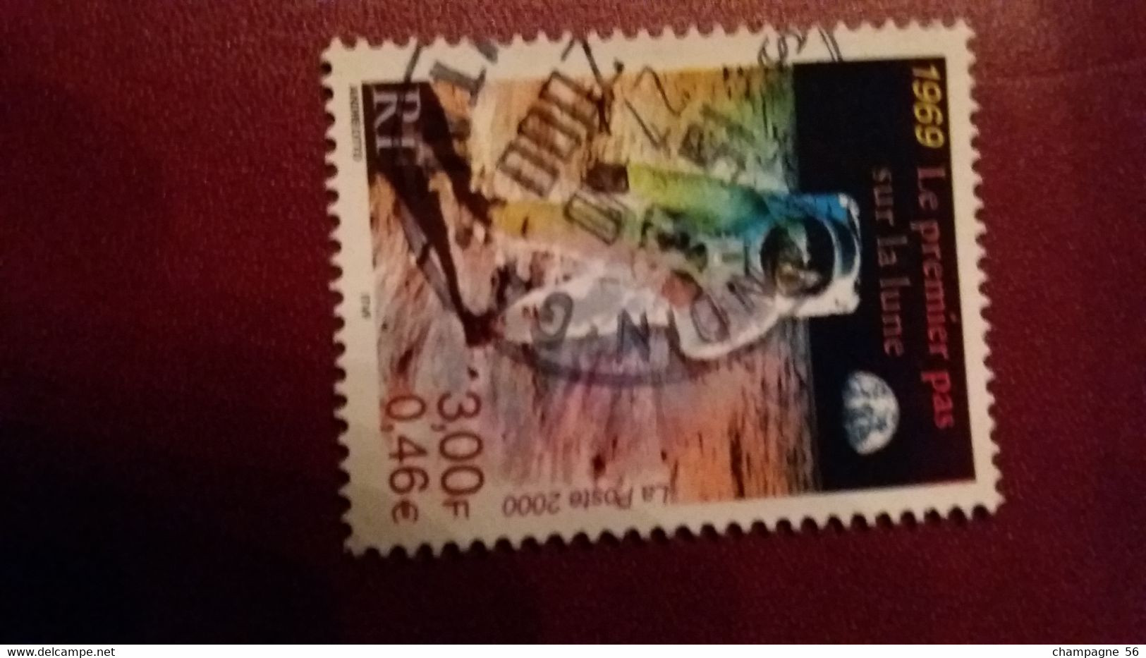 2000 N° 3355  OBLITERE 27.10.2000 COULEUR DEDOUBLEE ET CACHET - Usados