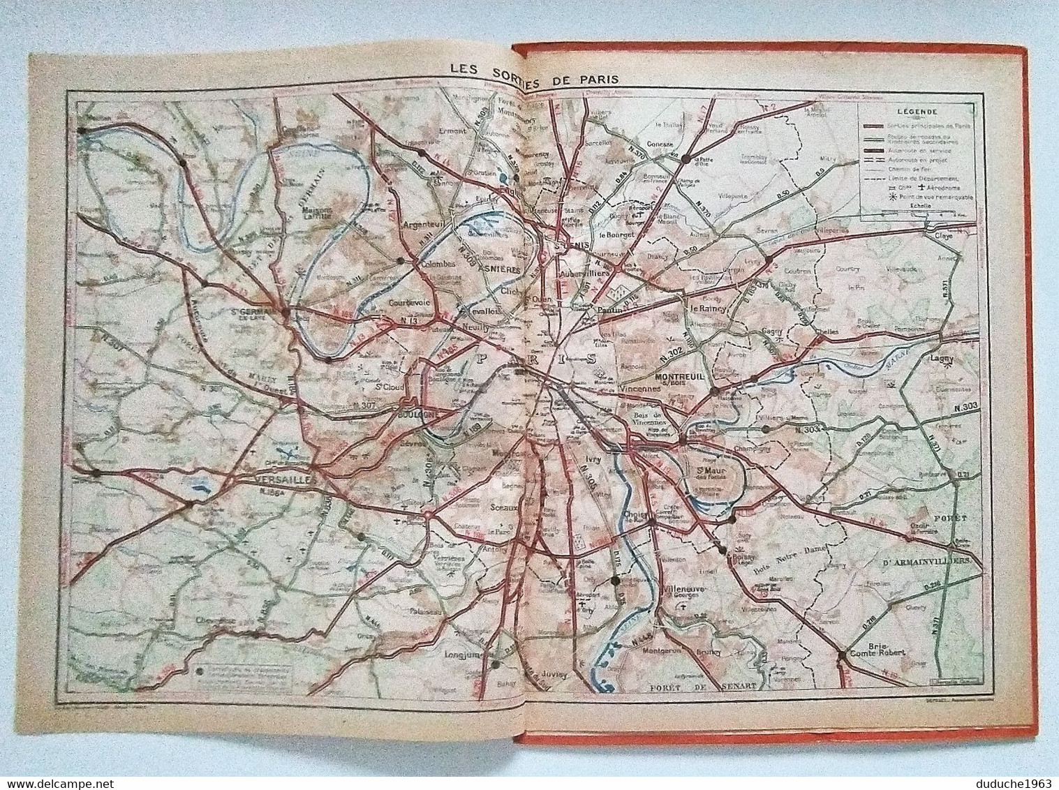 Calendrier La Poste - Almanach PTT 1964 - Paris-Seine - Grand Format : 1961-70