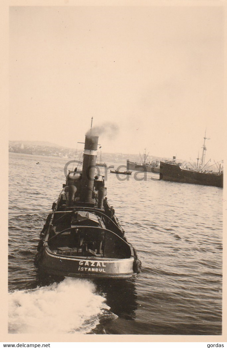 Turquie - Turkey - Constantinople - Istanbul - Gazal ship - Dampfer -  Steamer - photo 60x80mm